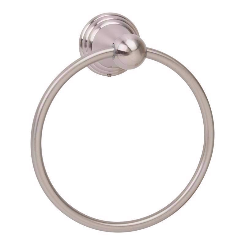 TOWEL RING BRSH NCKL 5#