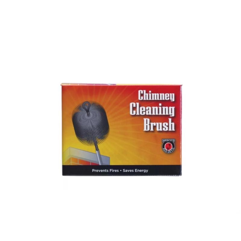 CHIMNEY BRUSH 6" RND STL