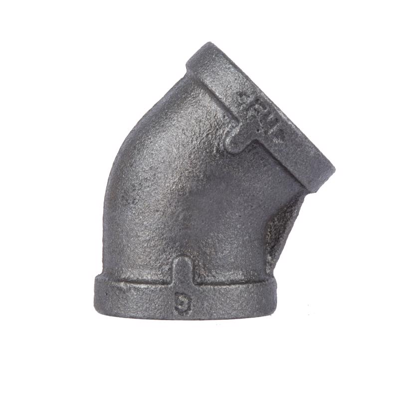 45D ELBOW 1/8 BLK