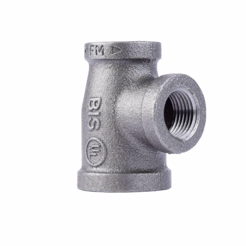 REDUC TEE 3/4X1/2 BLK