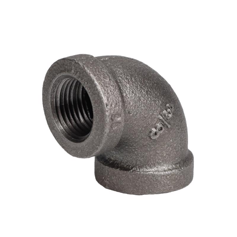 90D ELBOW 3/8 BLK