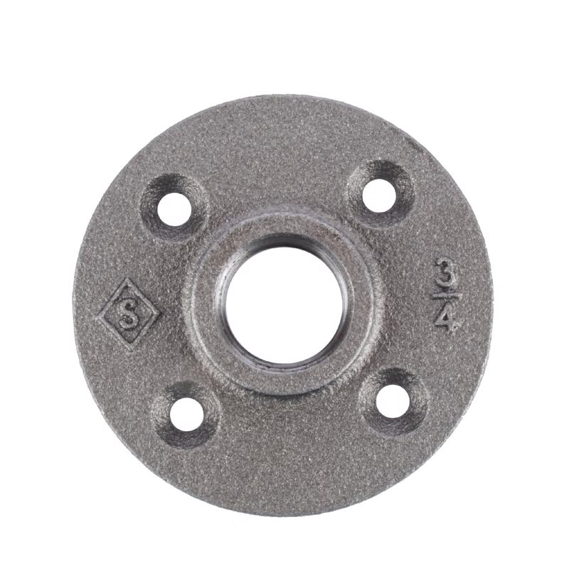 FLOOR FLANGE 3/4 BLK