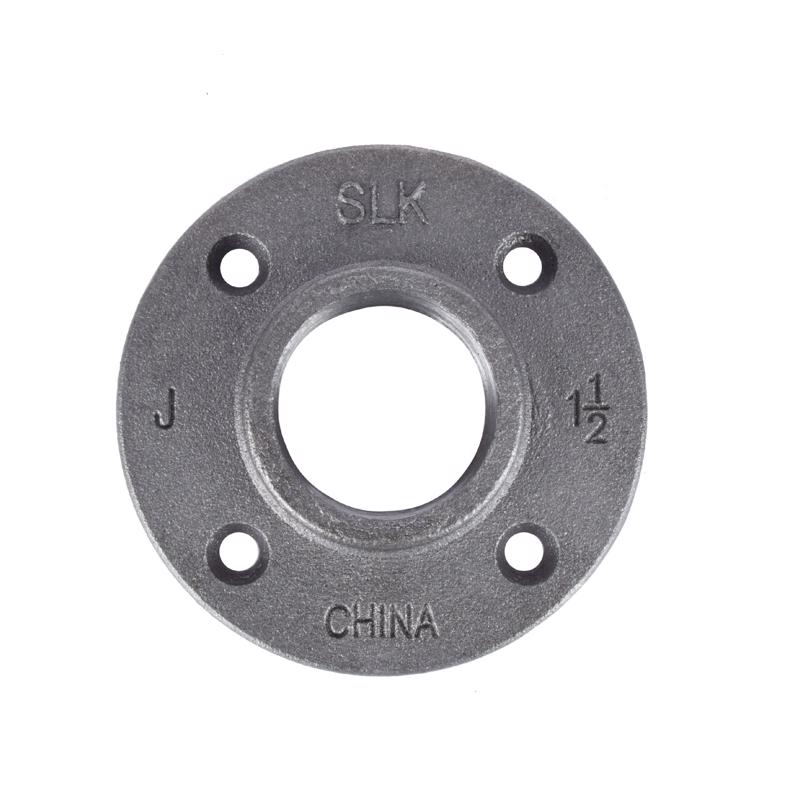 FLOOR FLANGE 1-1/2 BLK