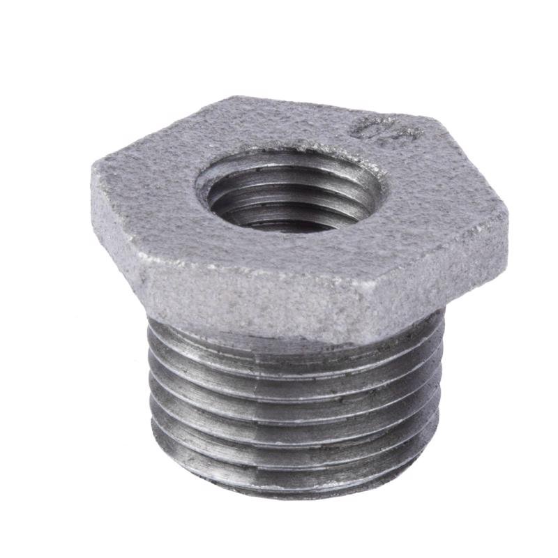HEX BUSHING 1/2X1/4 BLK