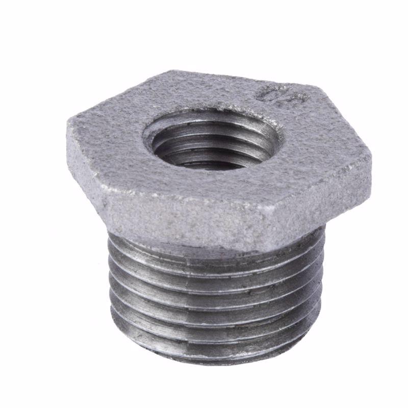 HEX BUSHING 1/2X1/8 BLK