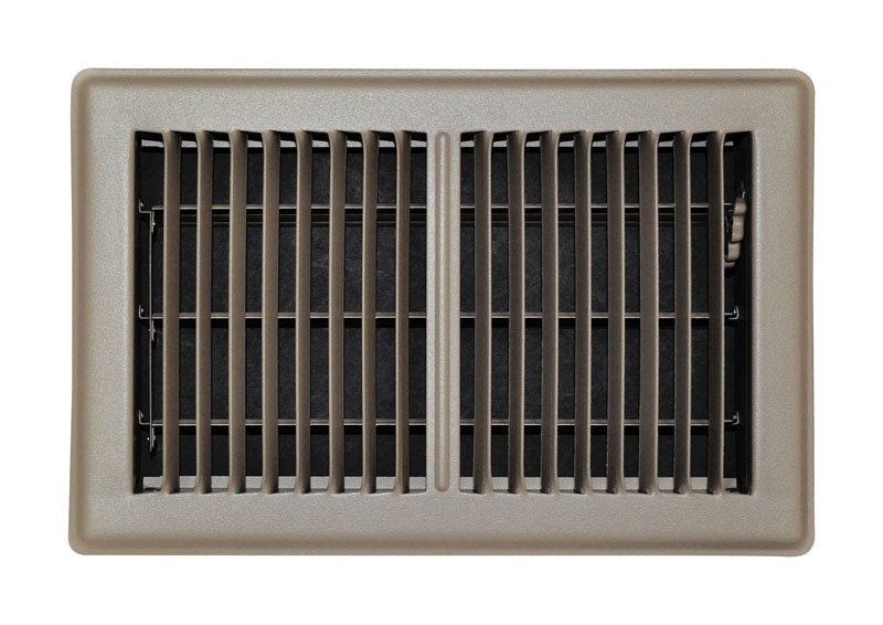 FLOOR REGISTER 10X6"BRN