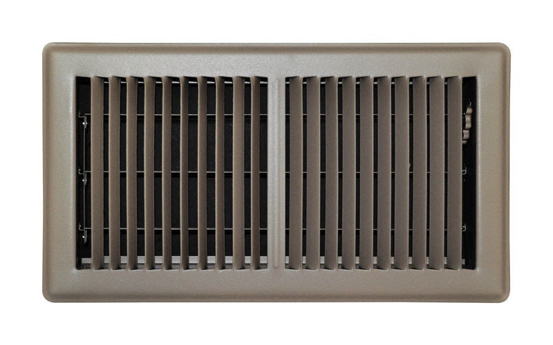FLOOR REGISTER 12"X6"BRN