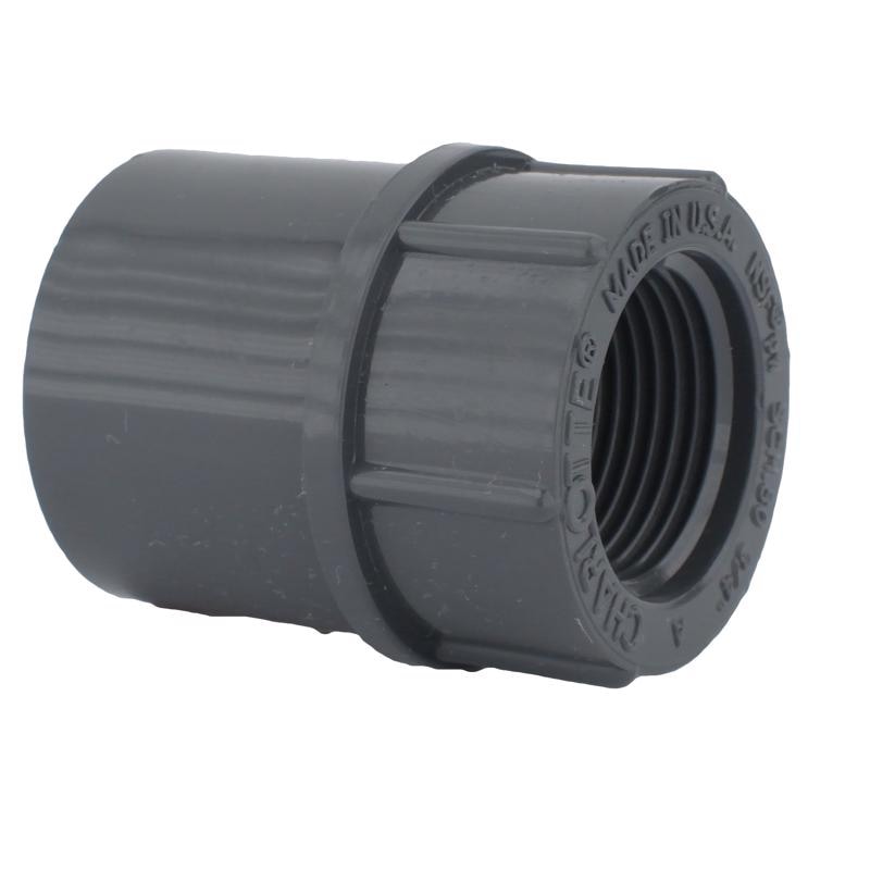 PIPE ADPTR 1X1 PVC