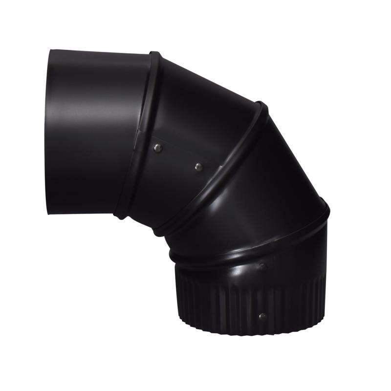 ELBOW 28GA 4"BLK