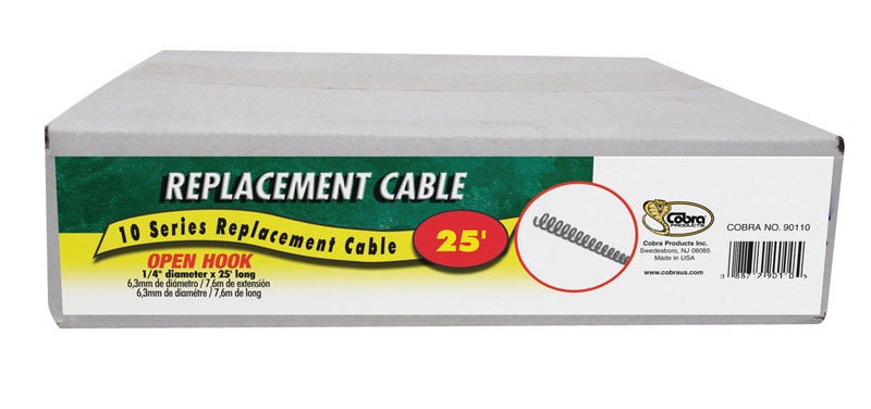 CABLE RPLCMT 1/4"X25'
