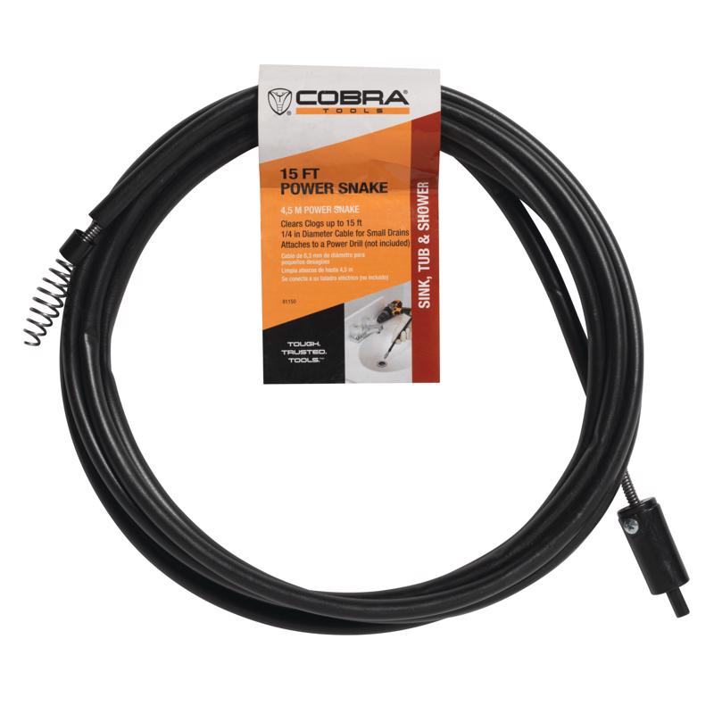 AUGER PWER SNAKE 1/4X15'