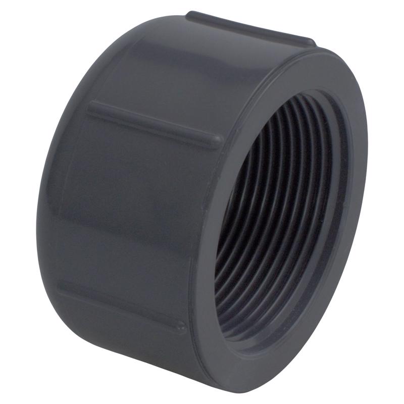 THREADED CAP 1/2X1/2 PVC