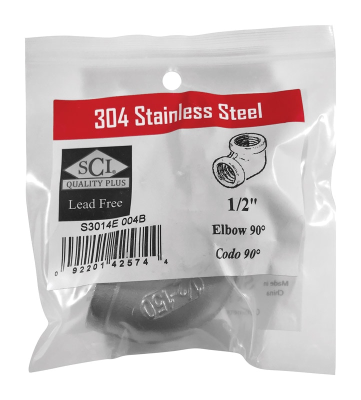 90D ELBOW 1/2 SS