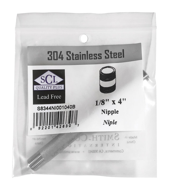 NIPPLE 1/8X4 SS