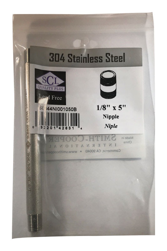 NIPPLE 1/8X5 SS