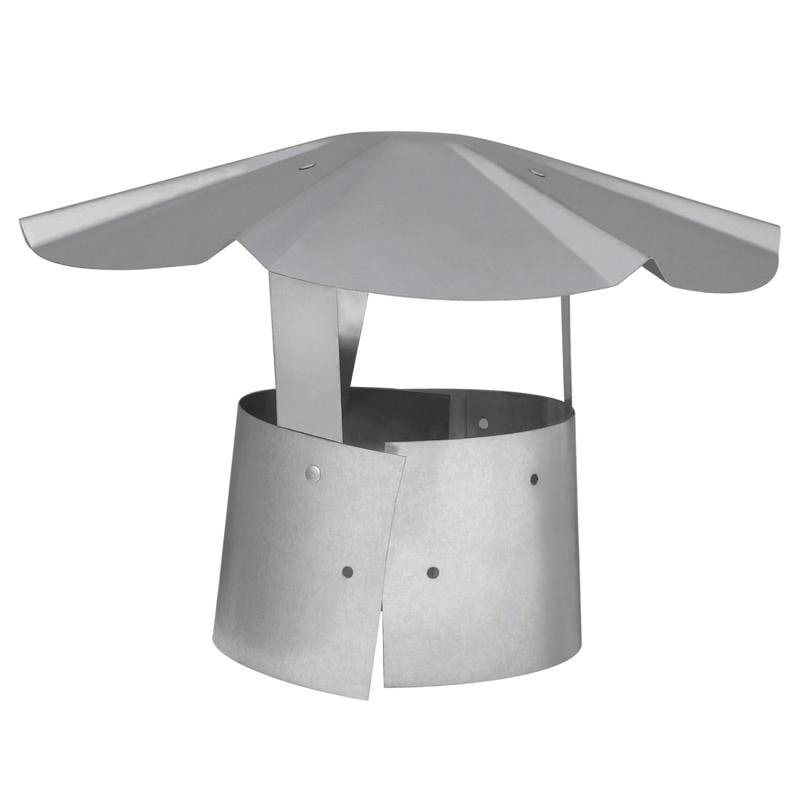 CHIMNEY CAP 4" GALV STL