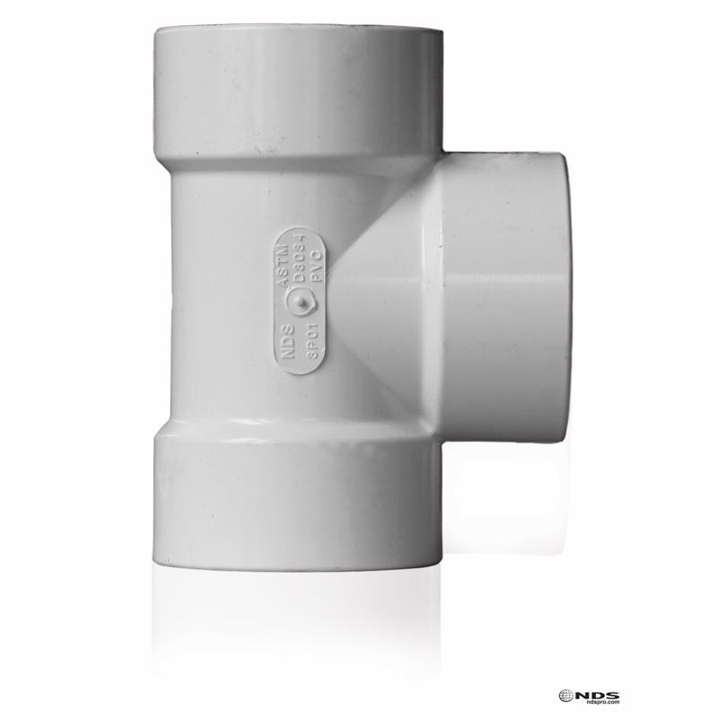 STRAIGHT TEE 3X3 PVC