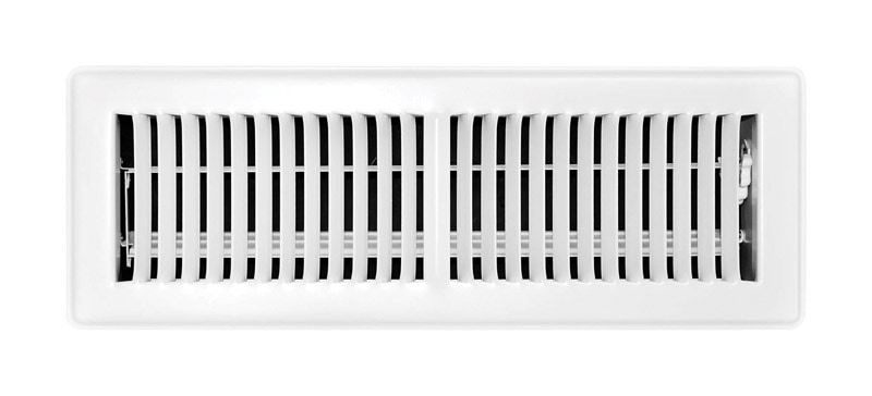FLOOR REGISTER 14"X4"WHT