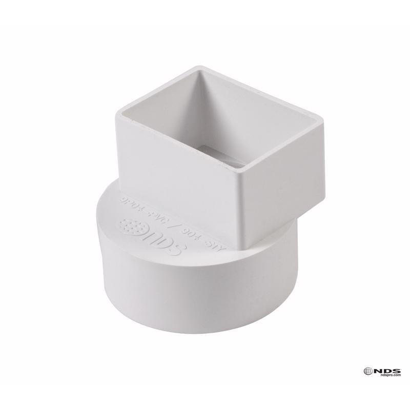 FLUSH DOWNSPOUT ADPTR2X3