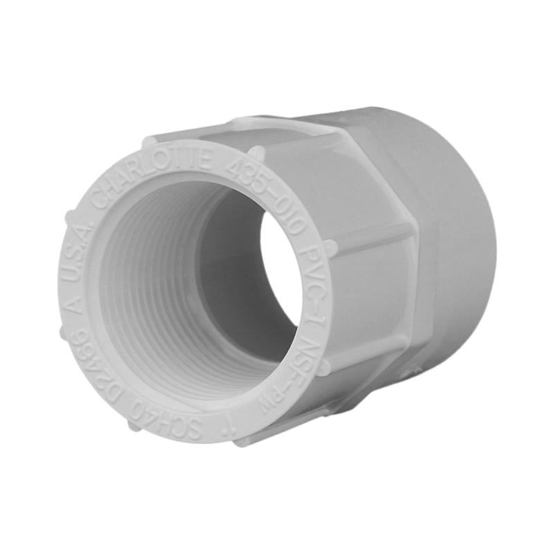 PIPE ADPTR 1X1 PVC