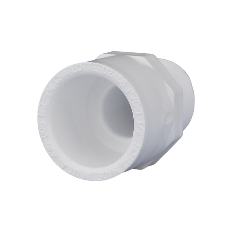 PIPE ADPTR 1/2X1/2 PVC