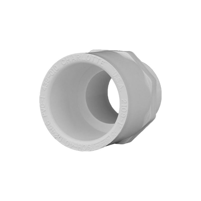 PIPE ADPTR 1X1 PVC
