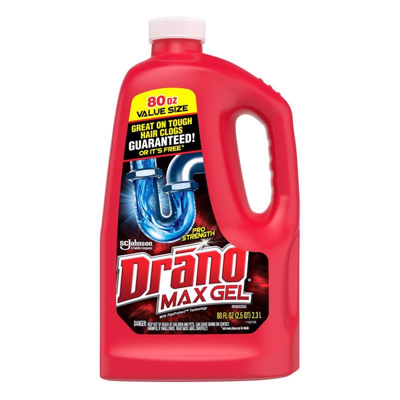 DRANO MAX GEL CLOG REMOV