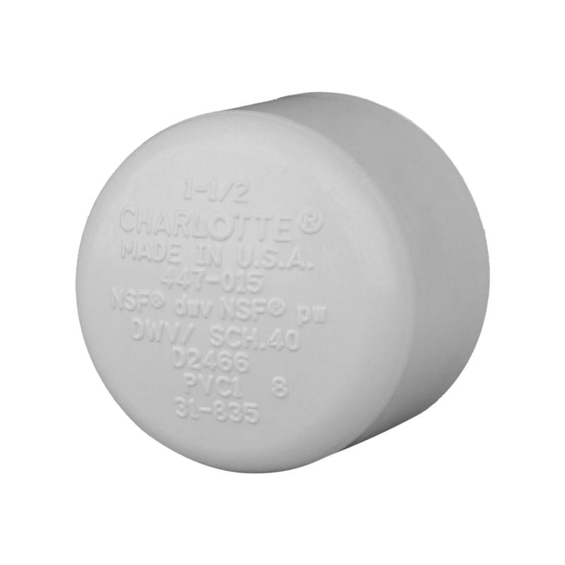 CAP 1-1/2X PVC