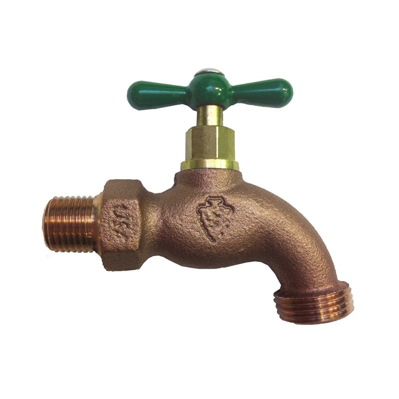 HOSE BIBB BRASS 1/2" MIP