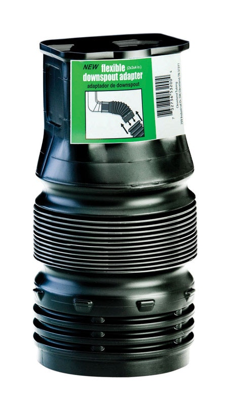 DOWNSPOUT ADPTR X4 POLY