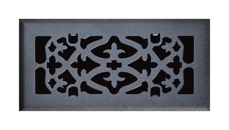 FLOOR REGISTER 4X12 BLK