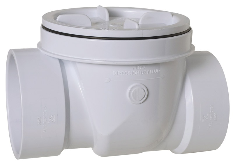 VALVE BACKWATER PVC 3"