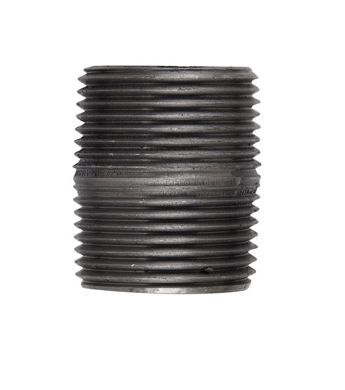 CLOSE NIPPLE 1-1/4 BLK