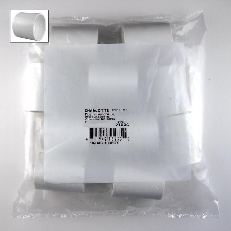 COUPLING 1/2X1/2 PVC