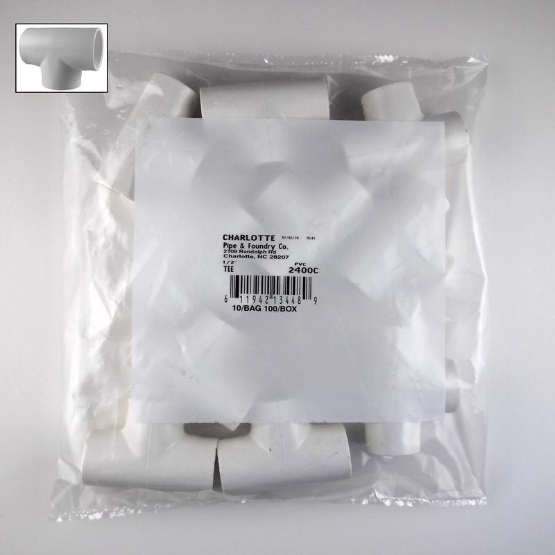 TEE 1/2X1/2 PVC