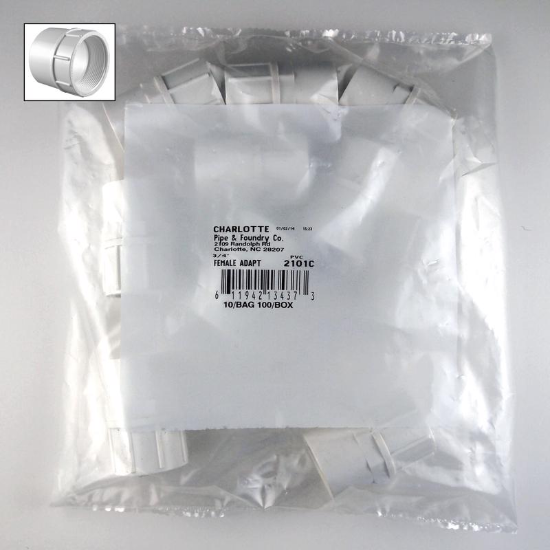 PIPE ADPTR 3/4X3/4 PVC