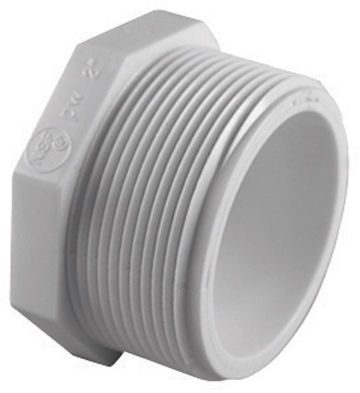PLUG 1-1/2X1-1/2 PVC