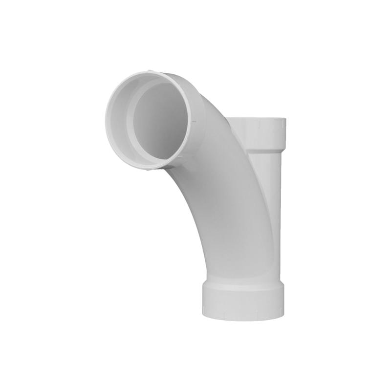LONG TURN WYE 4X4 PVC