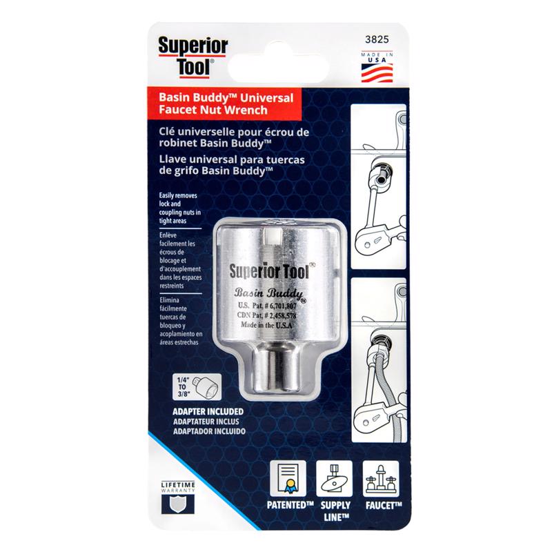 WRENCH BASIN NUT1/4-3/8"