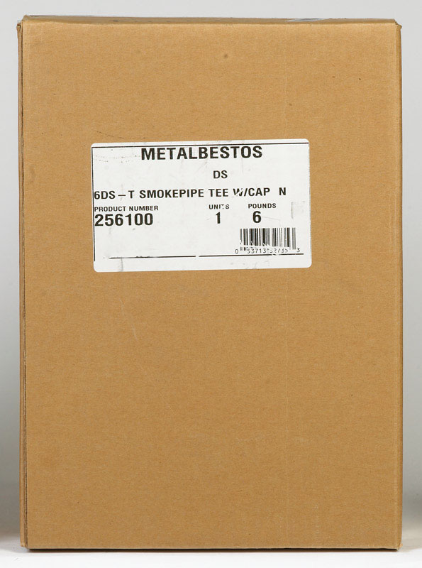 STOVE PIPE TEE WITHCAP6"