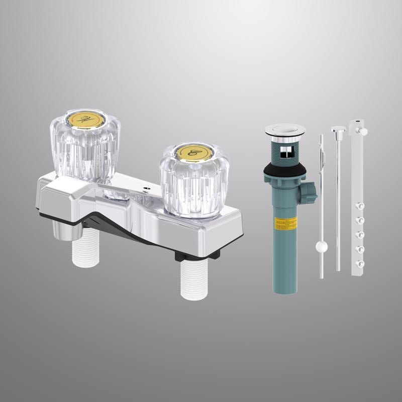 FAUCT LAV 2HPLS CHR W/PU