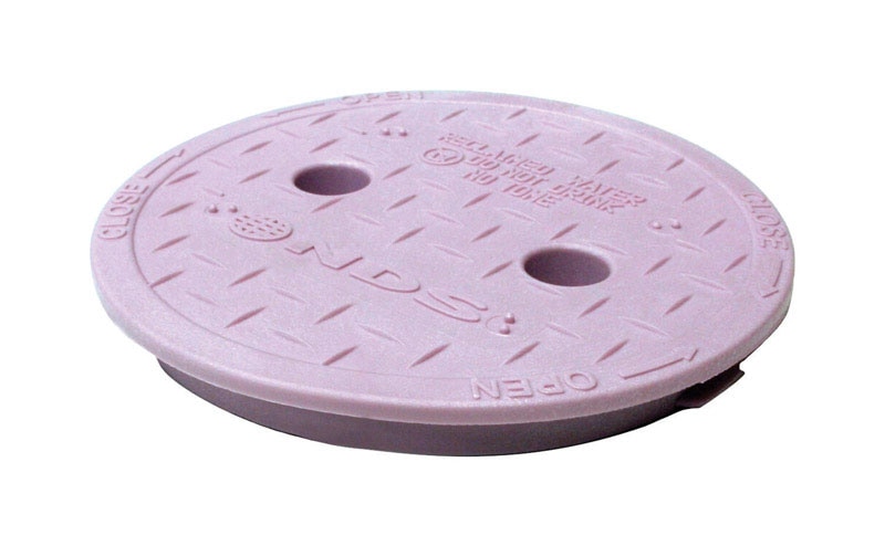VALVE BOX LID RND PURP6"