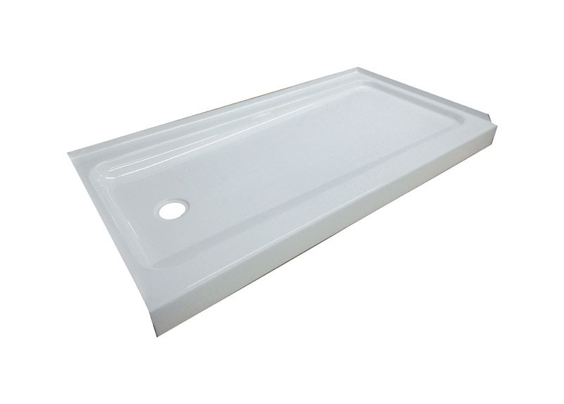 SHOWER BASE LH 60X32 WHT
