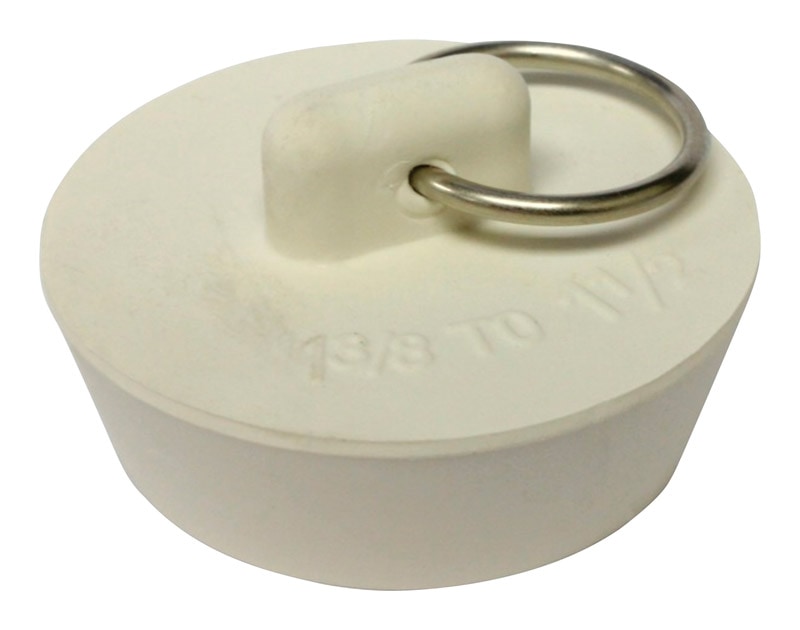 DRAIN STOPPER 1-1/2" WHT