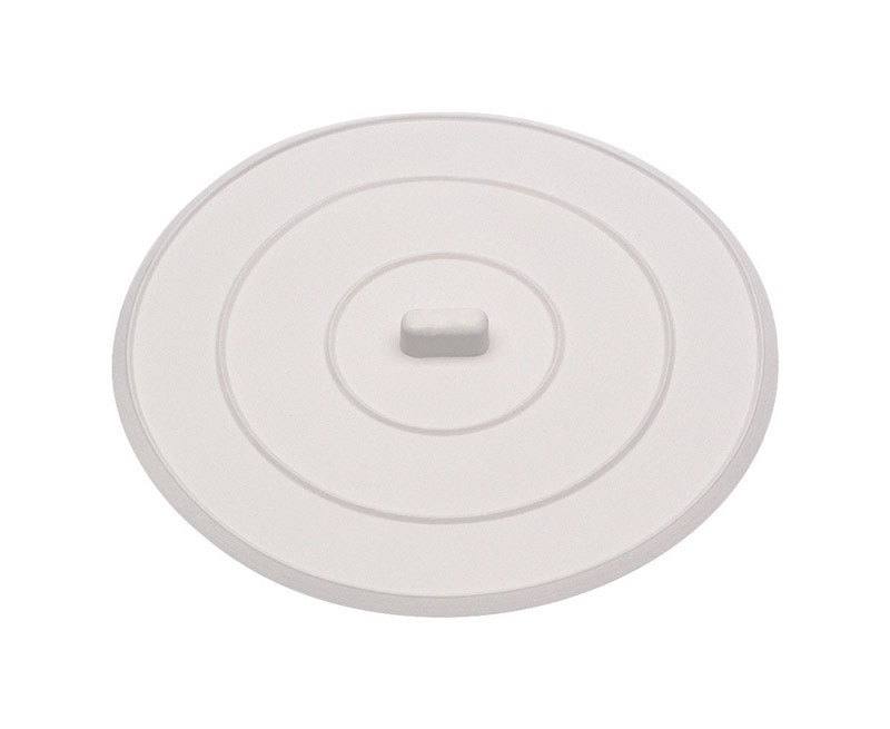 SINK STOPPER PLSTC WH 5"