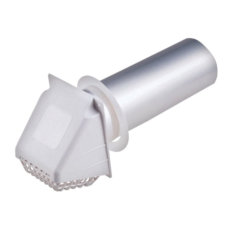 VENT DRYER HOOD WHT 4"