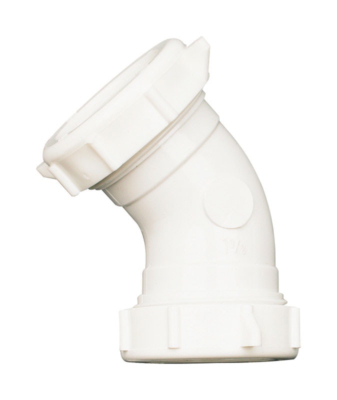 ELBOW 45D 1-1/2" WHT