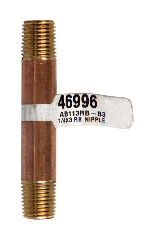 NIPPLE 1/4X1/4 BRS