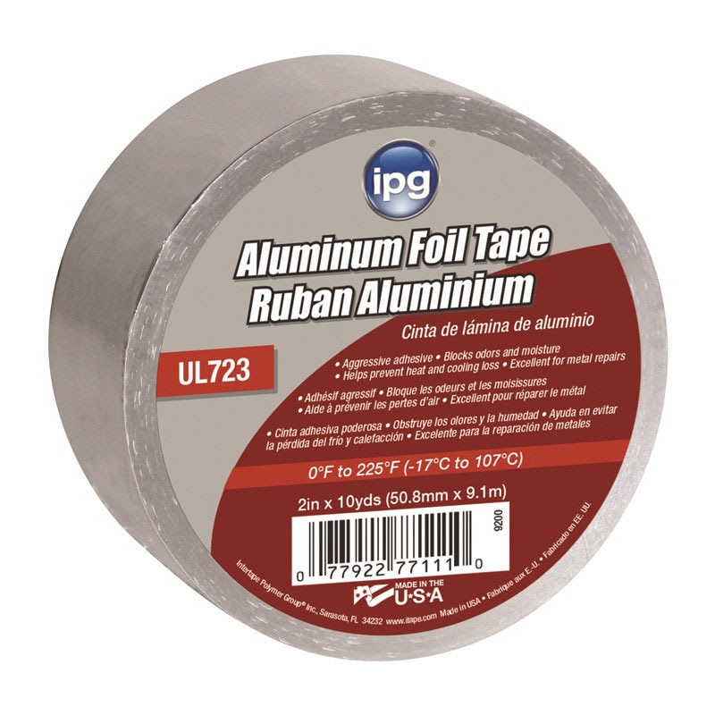 FOIL TAPE ALUM 2"WX10YD