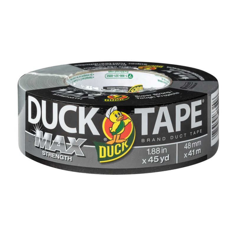 MAX DUCK TAPE 45YD SLVR